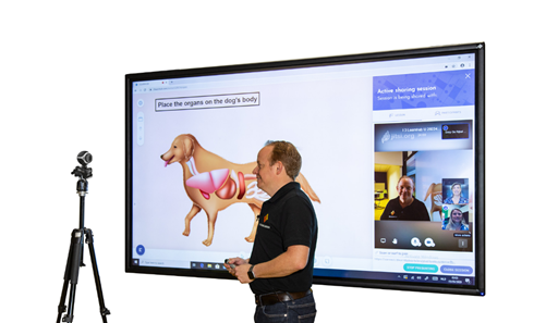 hybrid classroom setup