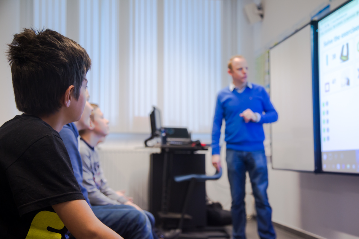 Interactive smart boards increasing connectivity in schools